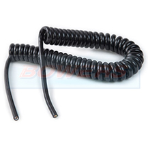 7 Core Thin Wall Coiled Curly Cable 6x32/0.20mm 1mm² (16.5A) & 1x 28/030mm 2mm² (25A)